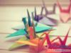 Оригами журавлик — пошаговая инструкция для начинающих